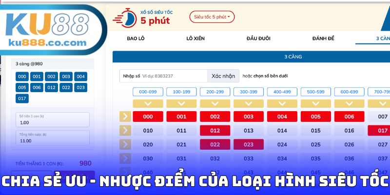 Chia sẻ ưu - nhược điểm của loại hình siêu tốc