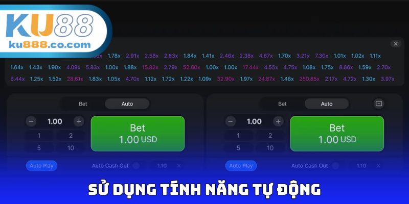 Sử dụng tính năng tự động